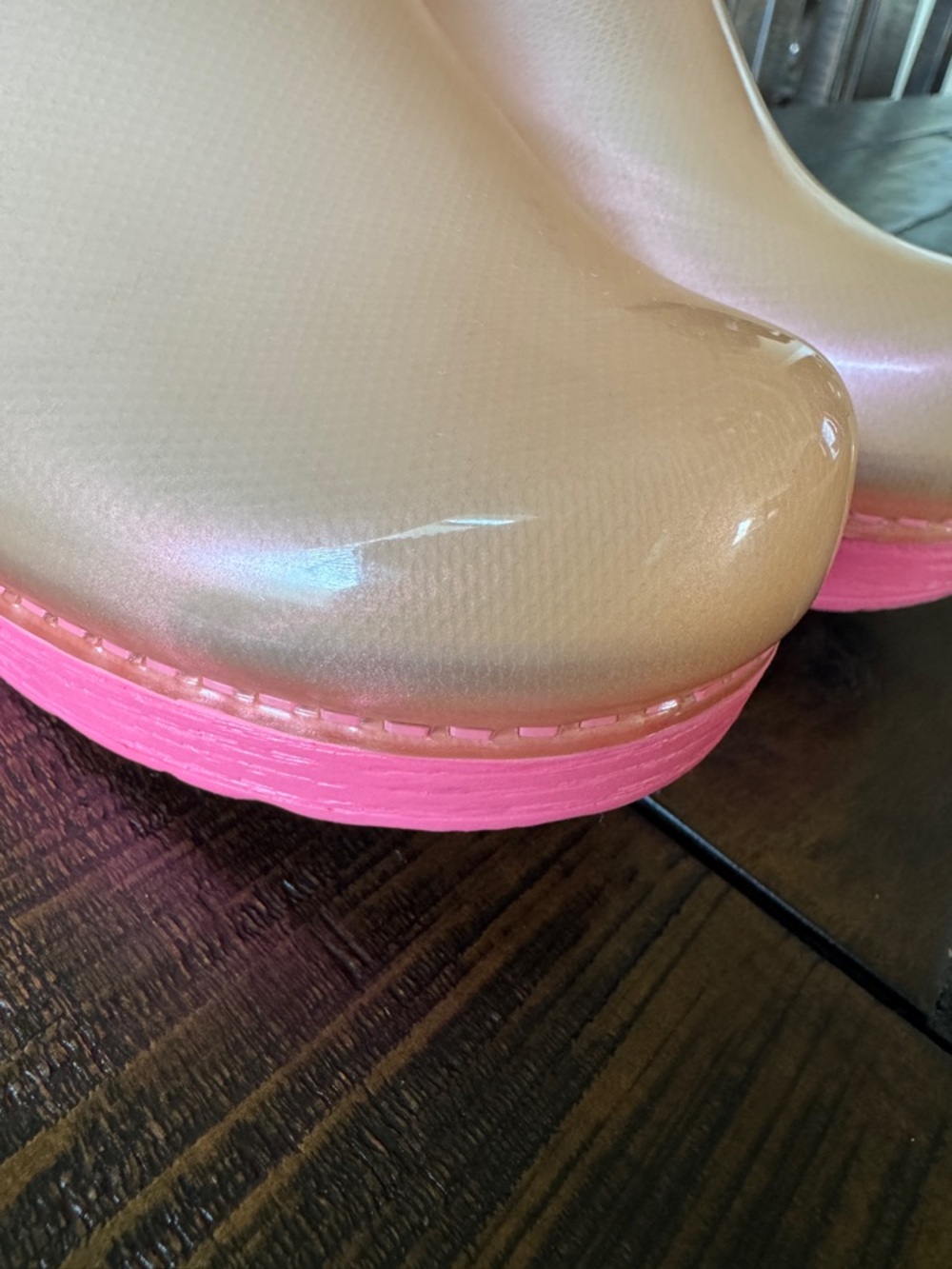 Dansko Open Back Coral Translucent Clogs - Sonja 37 - Picture 8 of 9
